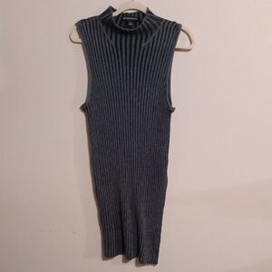 Rock & Republic Ribbed Knit Dress With Slit